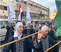 المنيا.. مسيرة للقوي السياسية بالطبل والمزمار البلدي لحث المواطنين علي التصويت 