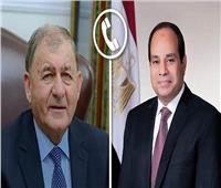 الرئيس السيسي  يتلقى اتصالاً هاتفياً من نظيره العراقي