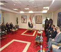 وزير العدل يلتقي أعضاء مجلس إدارة نادي قضاة بورسعيد 