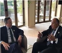 وزير الخارجية يلتقي نظيره البريطاني على هامش اجتماعات مجموعة العشرين