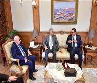 مُحافظ بورسعيد يَستقبِل وزير العمل في بداية جولته في المحافظة