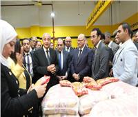 وزير التموين ومحافظ القاهرة يفتتحا أحد السلاسل التجارية للسلع الغذائية بالأسمرات