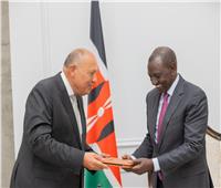 وزير الخارجية يُسلِّم رسالة من الرئيس السيسي إلى الرئيس الكيني 