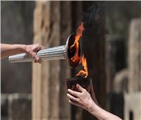 إيقاد الشعلة الأولمبية لألعاب باريس بالملعب الأولمبي اليوناني القديم