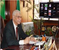 رئيس جامعة المنوفية يعقد اجتماعا «أون لاين» لمتابعة انتظام الدراسة