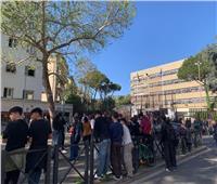 إيطاليا: اعتصام طلابي أمام قصر العدالة إثر اعتقالات في تظاهرة لصالح فلسطين