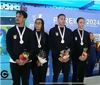11 ميداليات حصيلة منتخب السباحة بالزعانف ببطولة العالم للجامعات بكولومبيا