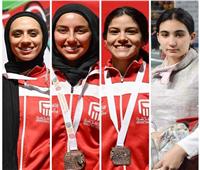 سيدات مصر لسلاح الشيش يتوجن بذهبية بطولة إفريقيا للفرق 