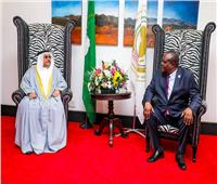 رئيس البرلمان الأفريقي يجري مباحثات مع "العسومي" لتعزيز العلاقات العربية الأفريقية