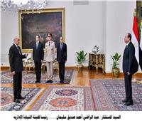 الرئيس السيسي يشهد أداء حلف اليمين لرئيسي النيابة الإدارية ومجلس الدولة