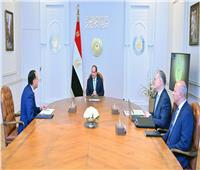 الرئيس عبد الفتاح السيسى يجتمع مع رئيس مجلس الوزراء ووزير البترول 