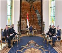 الرئيس السيسى يستقبل الوفد الروسي المشارك في منتدى الشراكة «روسيا – أفريقيا»