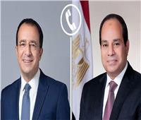 الرئيس السيسي يناقش مستجدات الأوضاع الإقليمية مع نظيره القبرصي