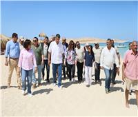 منال عوض ومحافظ البحرالأحمر يتفقدان الأنشطة السياحية والبيئية بالمحميات الطبيعية