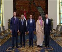 الرئيس السيسي يستقبل وزراء خارجية السعودية وتركيا و باكستان 