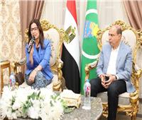 محافظ المنيا يستقبل وزيرة الثقافة لبحث تعزيز الحراك الإبداعي