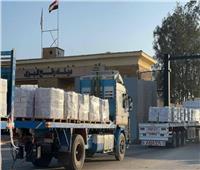 قافلة "زاد العزة " الـ 222 تدخل قطاع غزة عبر معبر رفح