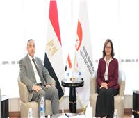 رئيس «الرقابة المالية» يبحث مع مديرة الأكاديمية الوطنية للتدريب سبل التعاون المشترك 