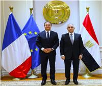 وزير العدل يبحث مع السفير الفرنسي بالقاهرة أفق التعاون القضائي المشترك