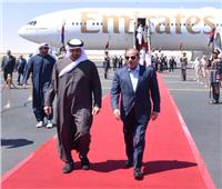 الرئيس يستقبل الشيخ محمد بن زايد آل نهيان 