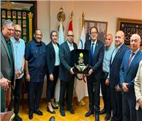 إدريس يستقبل براف.. واليوبيل الياقوتي يزين اللجنة الأولمبية المصرية