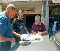 ضبط الشارع المنياوي برفع الإشغالات والتفتيش على تراخيص المحال التجارية 