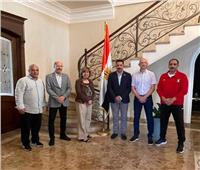بعثة المنتخب للكاراتيه التقليدي تشكر سفارة مصر في أرمينيا قبل انطلاق كأس أرارات