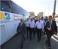 وزيرالنقل يتفقد محطتى السكة الحديد واتوبيسات غرب ووسط الدلتا  بمطروح 