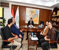 نائب محافظ الفيوم يتابع توصيل المرافق لمجمع الصناعات الصغيرة بهوارة