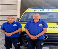 في 6 دقائق فقط.. مسعفو المنيا ينقذون يد شاب ويعيدون 800 ألف جنيه لأصحابها
